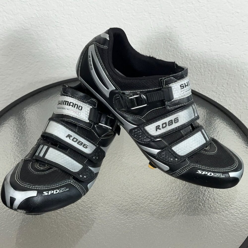 Shimano SH-R086L SPD-SL Cycling Shoes Men's Size US 14.2 EU 50
